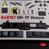 KELIK K48107 UH-1Y Venom - interior 3D decals for Zimi Model/KittyHawk kit 1/48